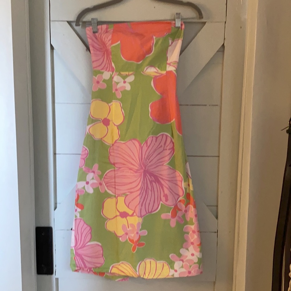 Lilly Pulitzer Strapless Dress Size 4
